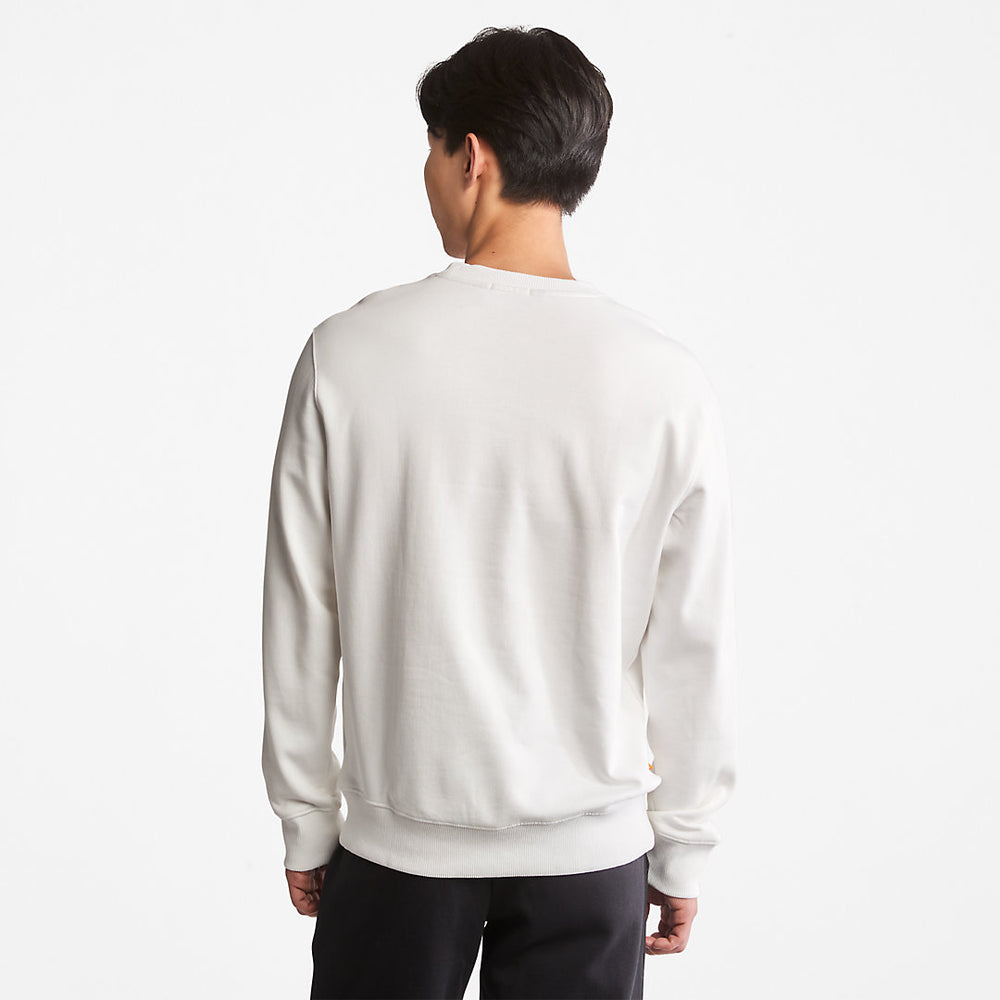 Core Tree Logo Sweatshirt for Men in White Timberland Outlet