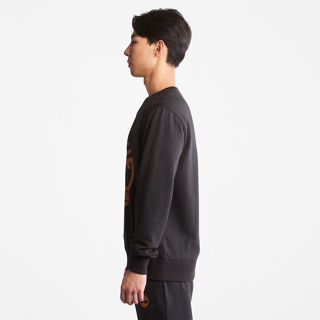 Timberland® Tree-Logo Sweatshirt for Men in Black Timberland Discount