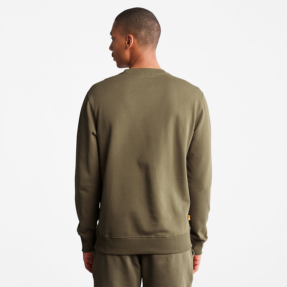 Timberland® Tree-Logo Sweatshirt for Men in Dark Green Timberland US