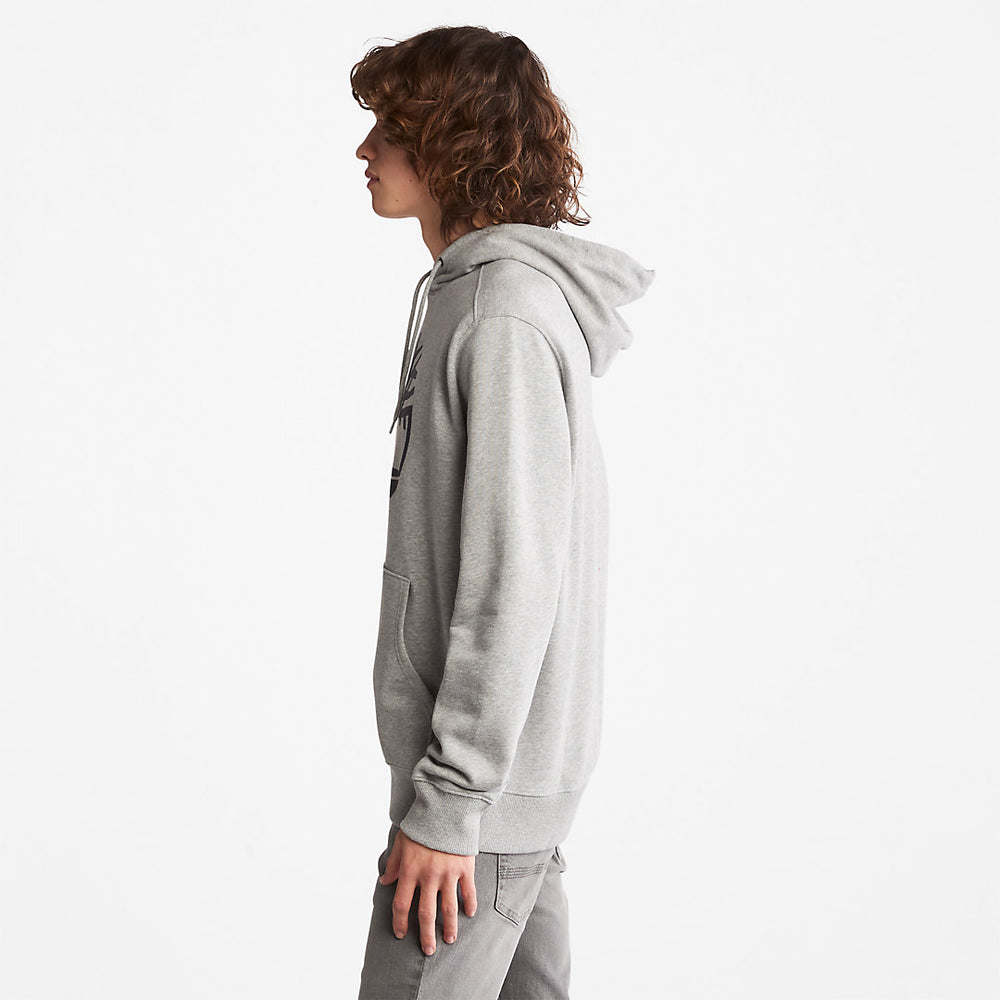 Core Tree Logo Hoodie for Men in Grey Timberland For Sale