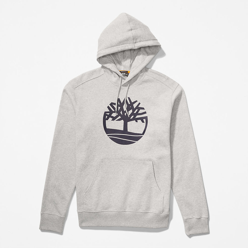 Core Tree Logo Hoodie for Men in Grey Timberland For Sale