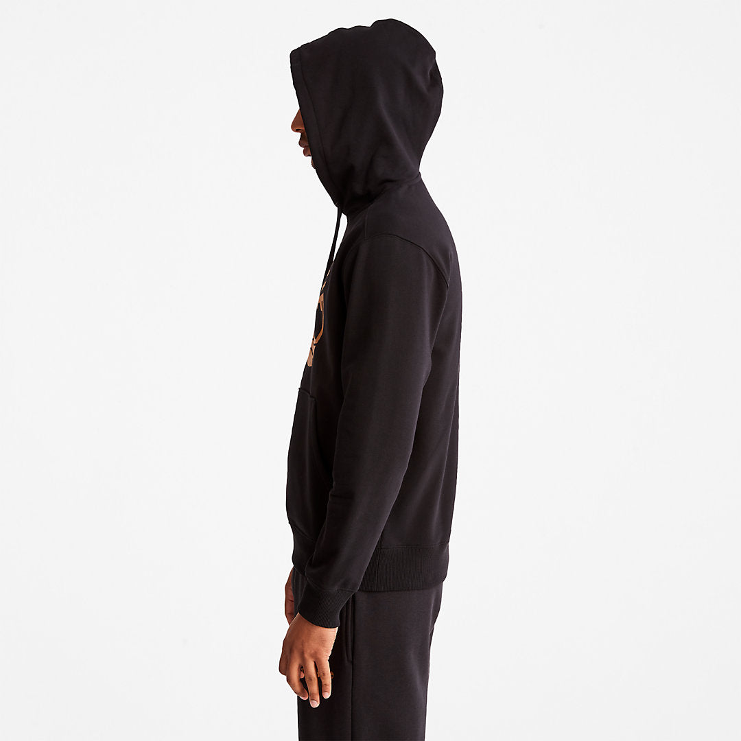Timberland® Tree-Logo Hoodie for Men in Black Timberland For Sale