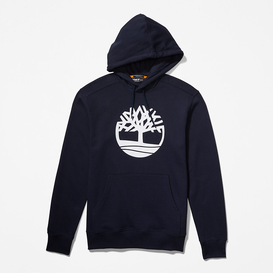 Core Tree Logo Hoodie for Men in Navy Timberland For Sale