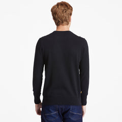 Williams River Organic Cotton Sweater for Men in Black Timberland For Sale