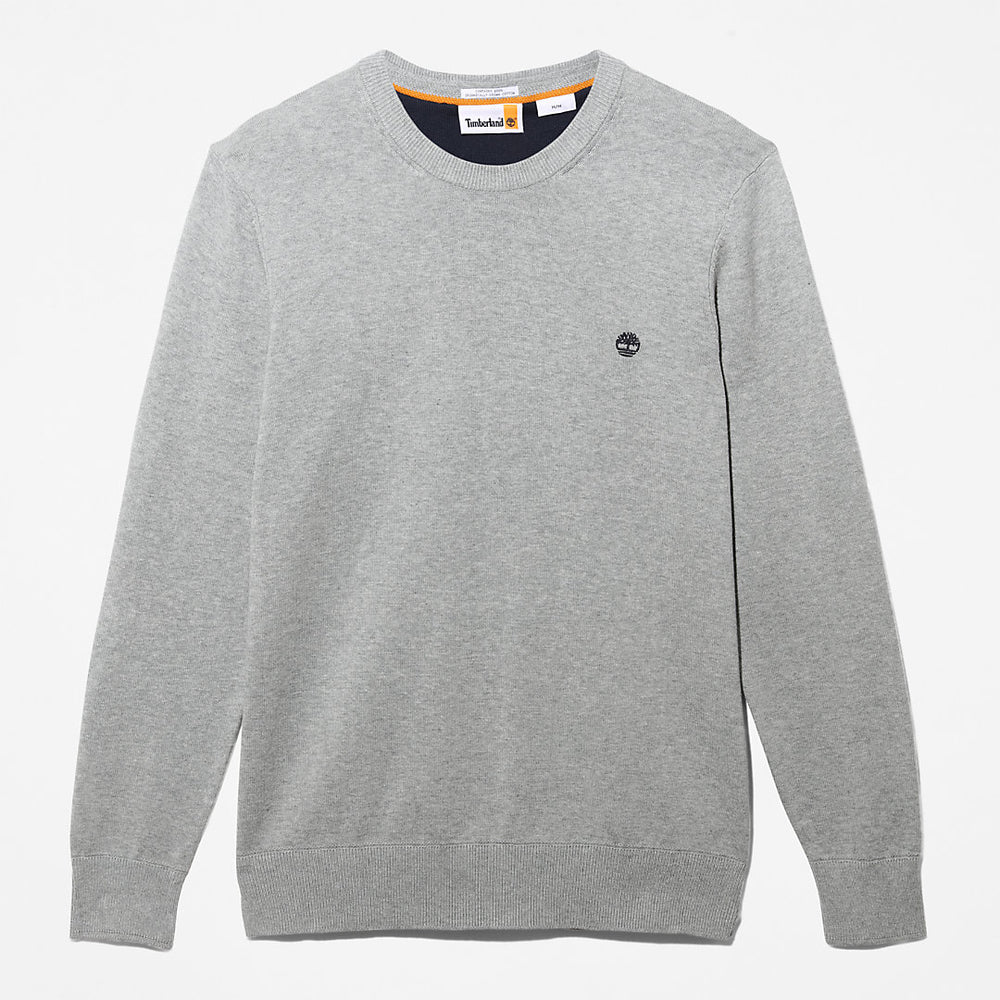 Williams River Organic Cotton Sweater for Men in Grey Timberland Sale