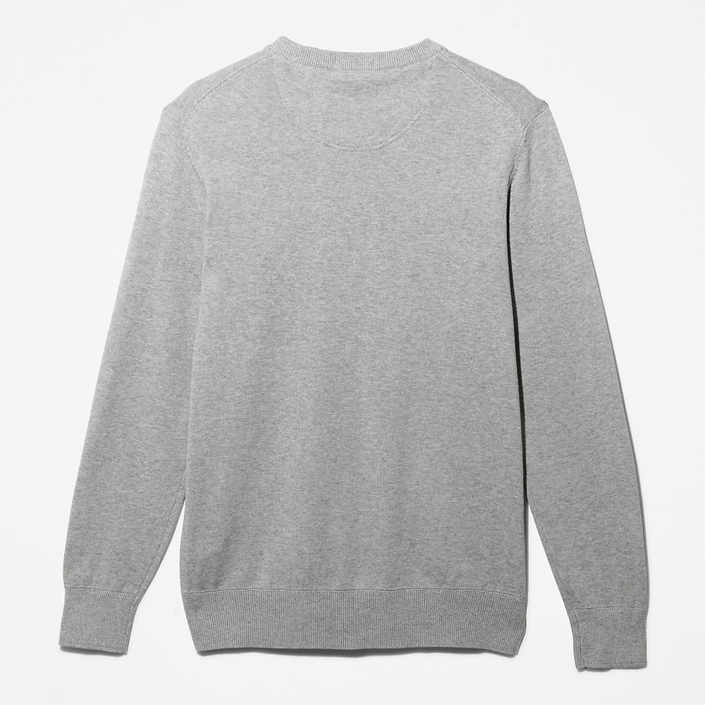 Williams River Organic Cotton Sweater for Men in Grey Timberland Sale