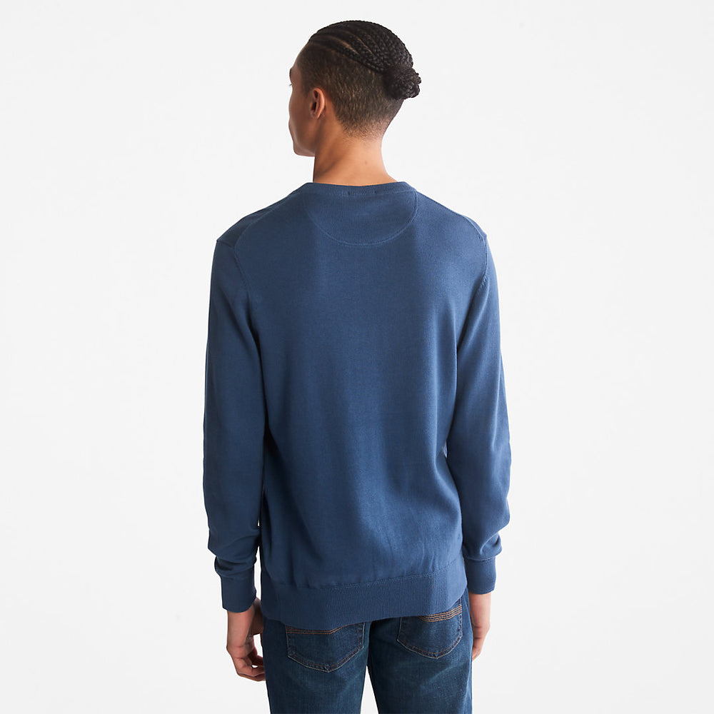 Williams River Organic Cotton Sweater for Men in Blue Timberland Online