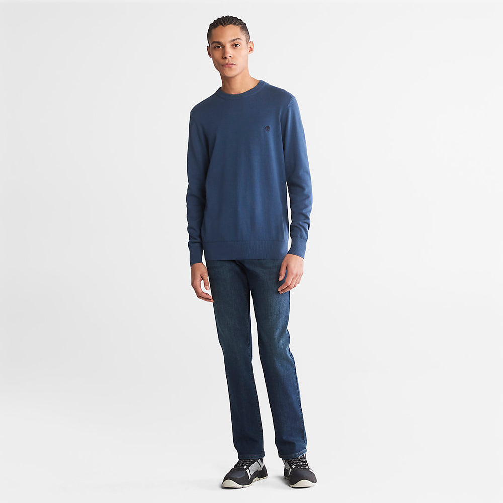 Williams River Organic Cotton Sweater for Men in Blue Timberland Online