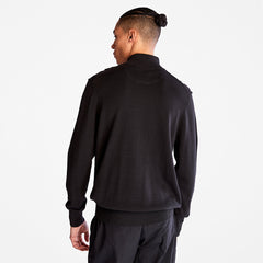 Williams River Zip-neck Sweater for Men in Black Timberland Outlet