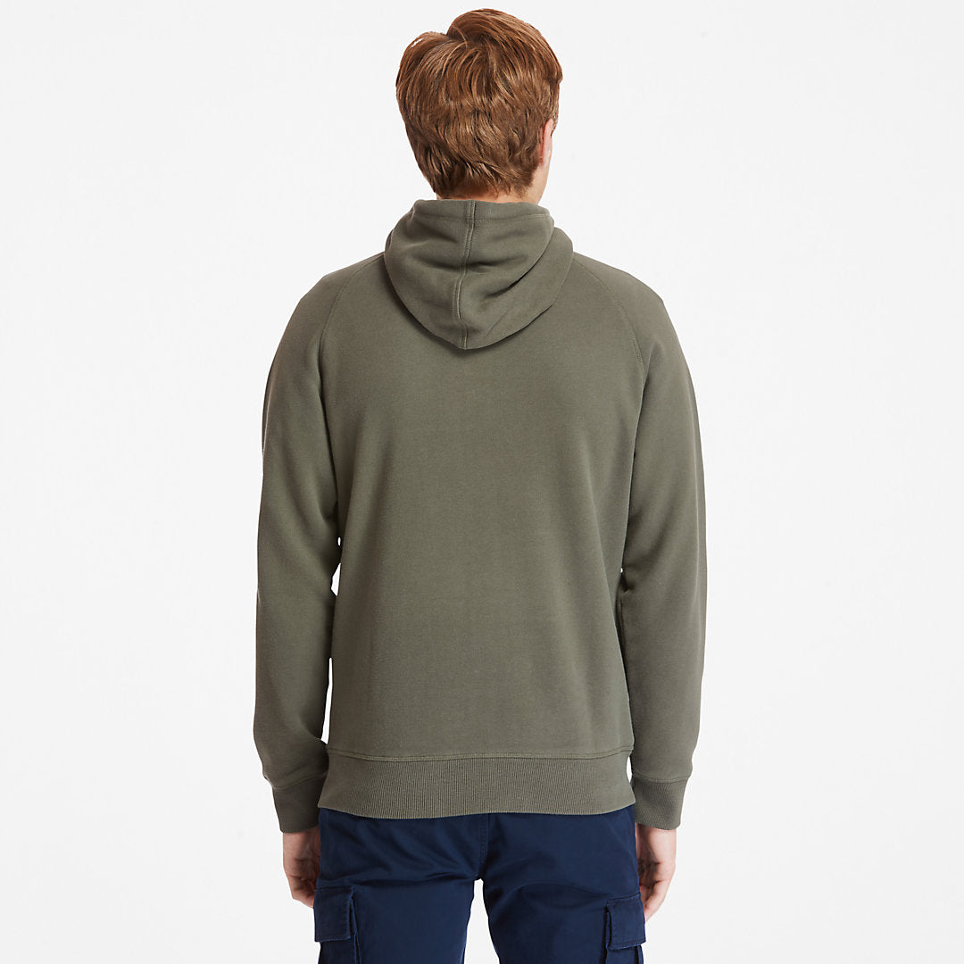 Exeter River Zip Hoodie for Men in Green Timberland Discount