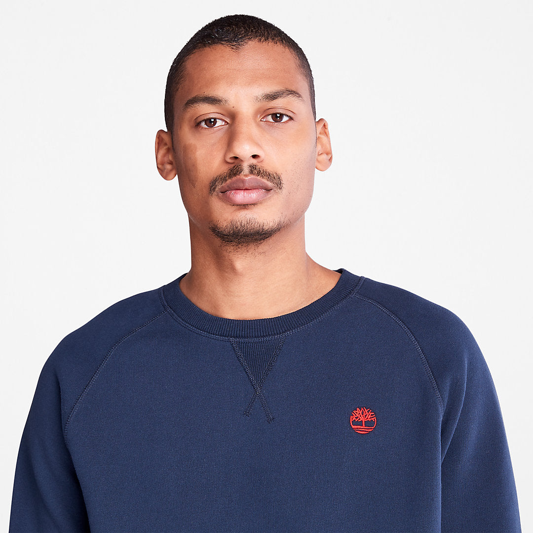 Exeter River Sweatshirt for Men in Navy Timberland On Sale