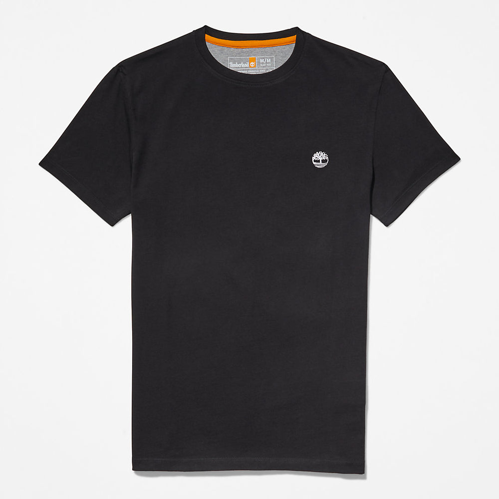 Dunstan River Crew Tee for Men in Black Timberland Discount