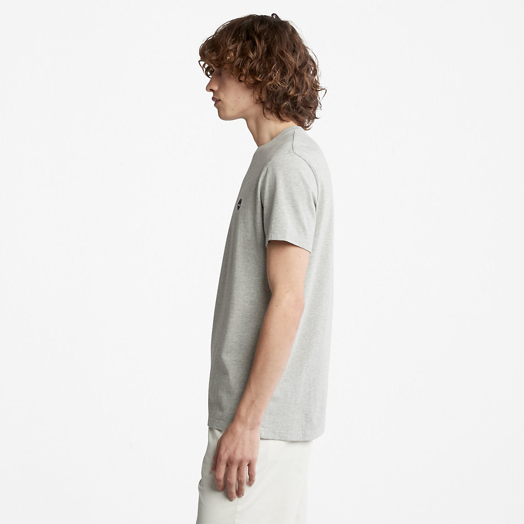 Dunstan River Crew Tee for Men in Grey Timberland Discount
