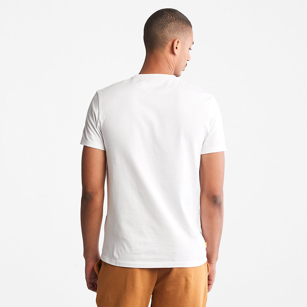 Dunstan River Crew Tee for Men in White Timberland US