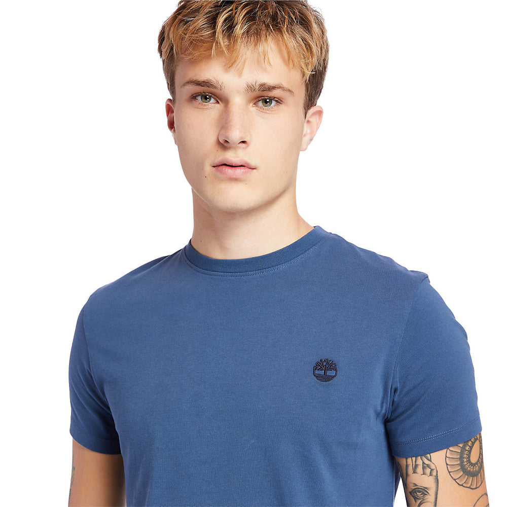 Dunstan River Crew Tee for Men in Navy Timberland Online