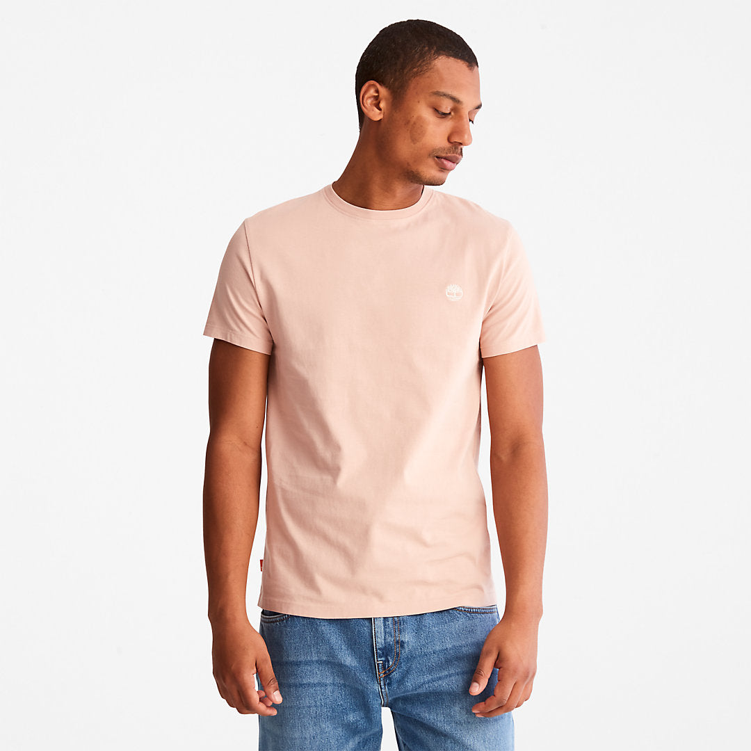 Dunstan River T-Shirt for Men in Light Pink Timberland Discount