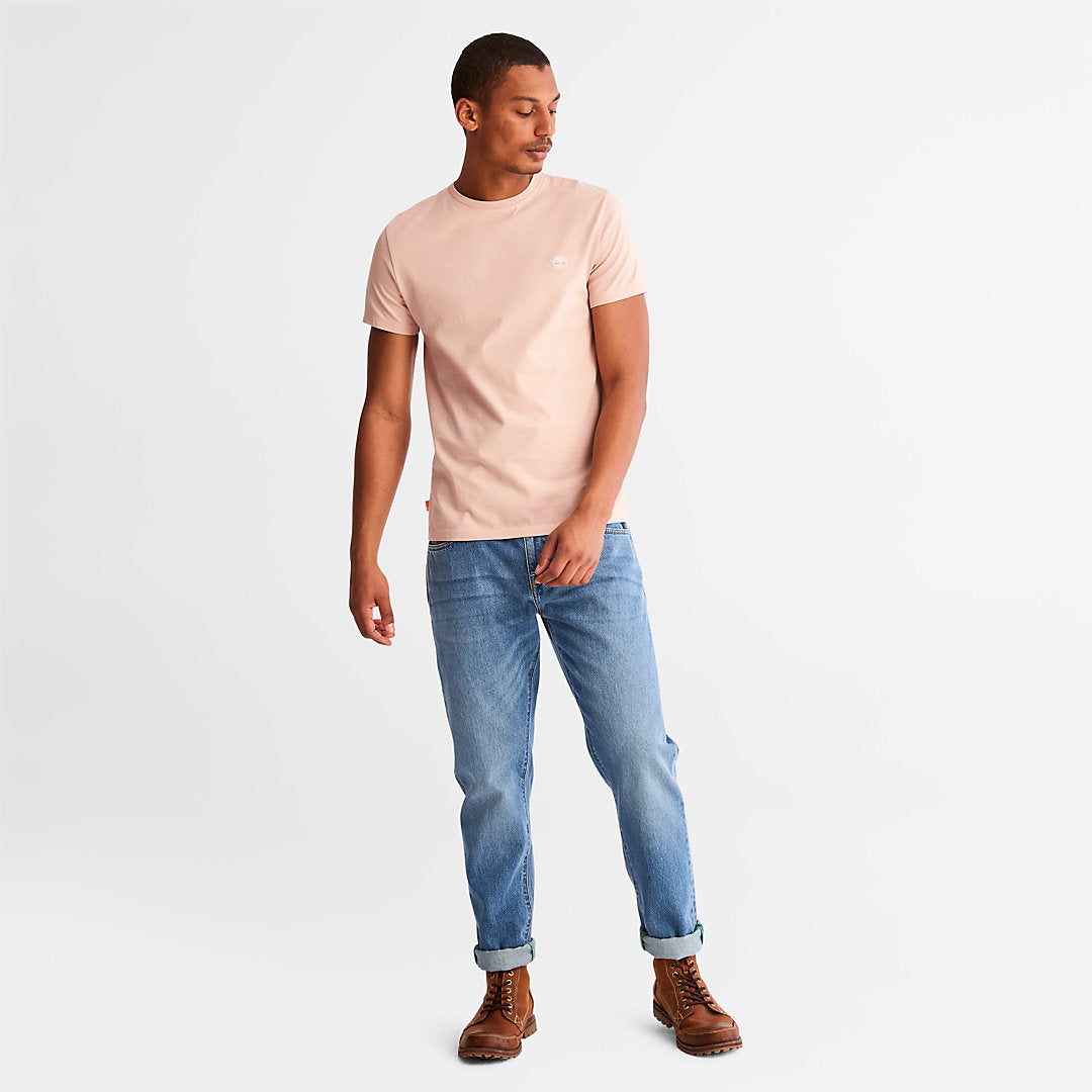 Dunstan River T-Shirt for Men in Light Pink Timberland Discount