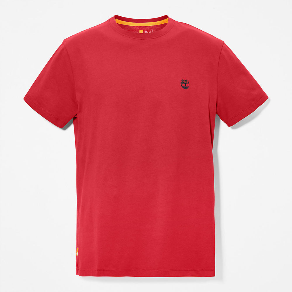Dunstan River Crew T-Shirt for Men in Red Timberland Discount