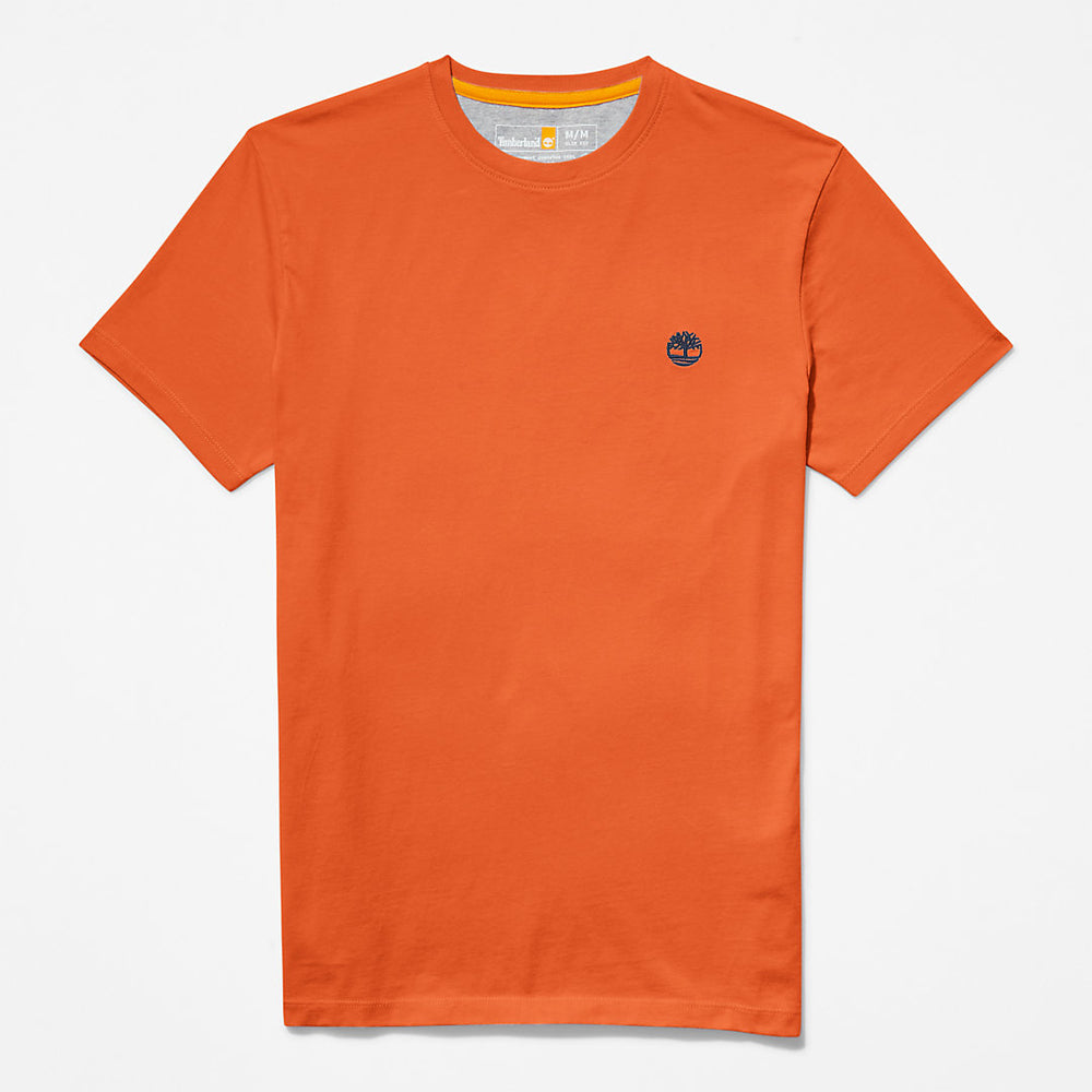 Dunstan River T-Shirt for Men in Orange Timberland Outlet