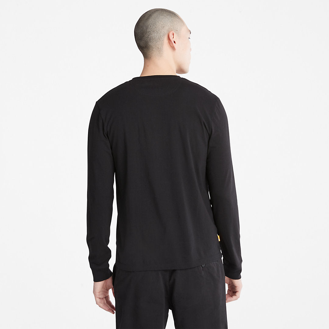 Dunstan River LS T-Shirt for Men in Black Timberland Sale