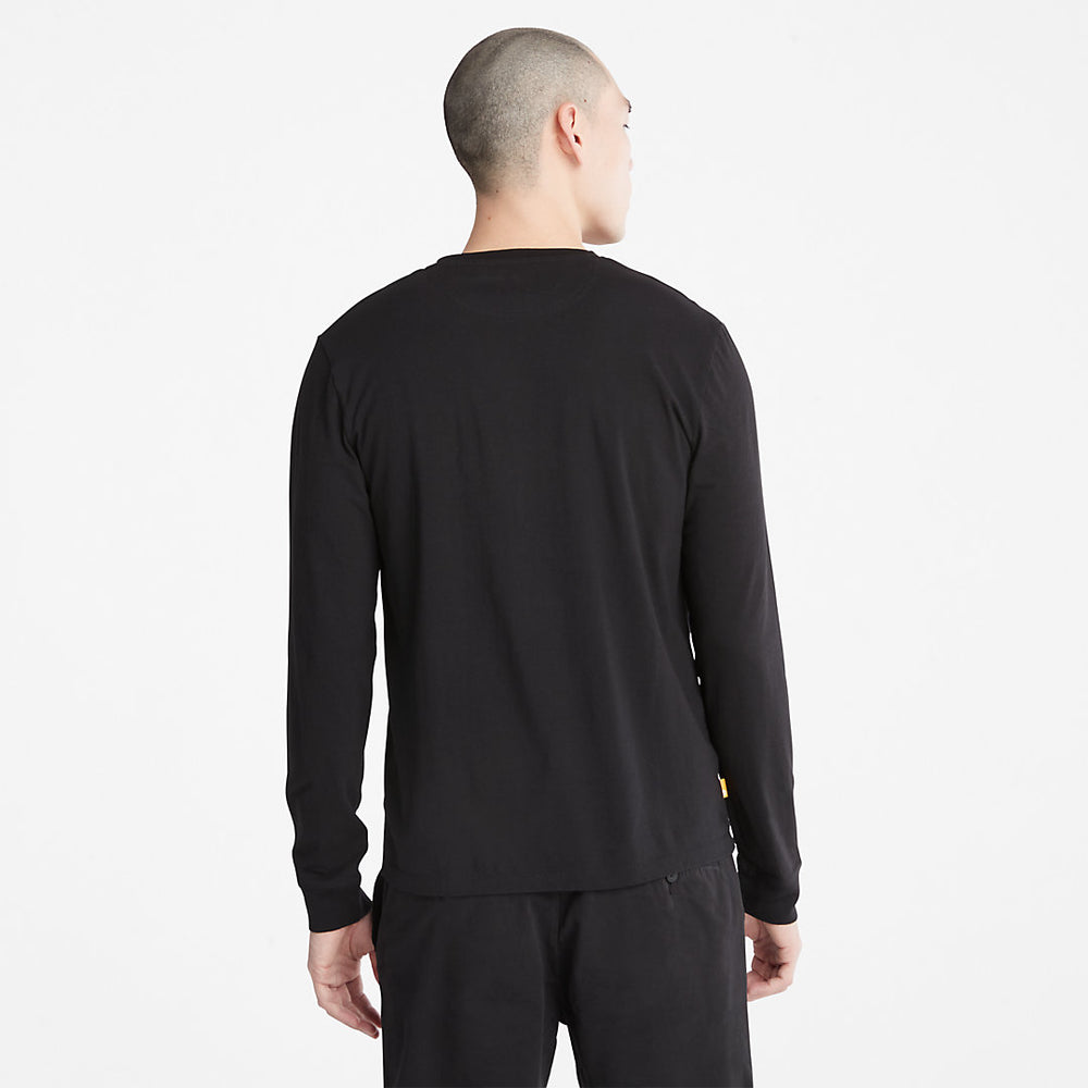 Dunstan River LS T-Shirt for Men in Black Timberland Sale