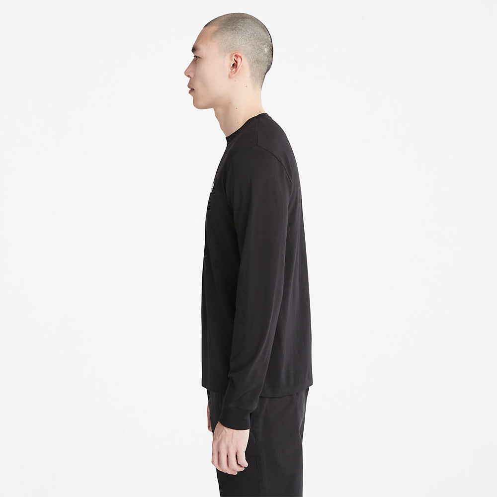 Dunstan River LS T-Shirt for Men in Black Timberland Sale