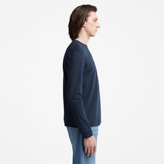 Dunstan River LS T-Shirt for Men in Navy Timberland On Sale