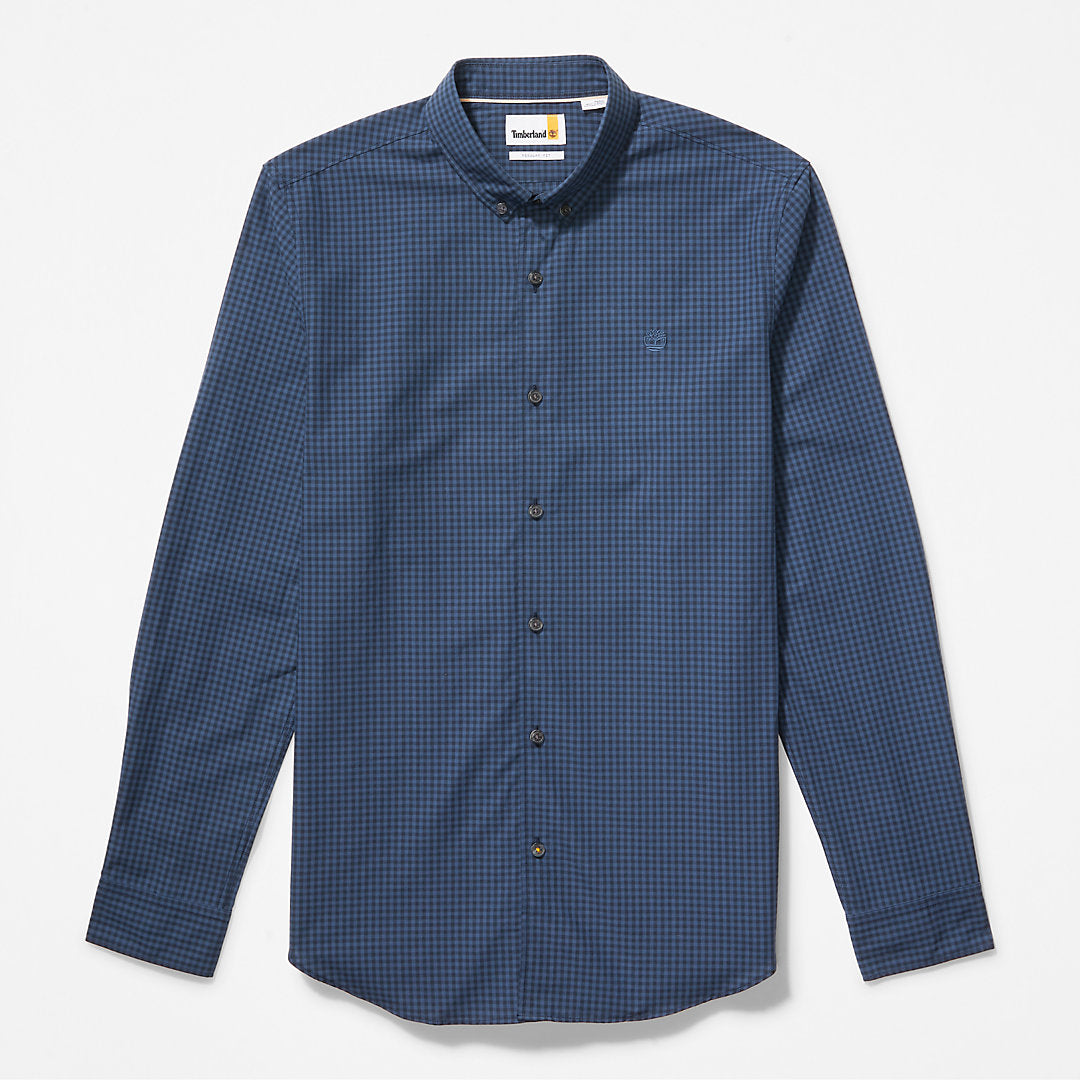Suncook River Poplin Shirt for Men in Navy Timberland US