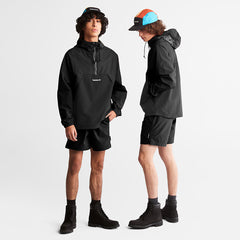 DWR Zip-Neck Windbreaker for Men in Black Timberland For Sale