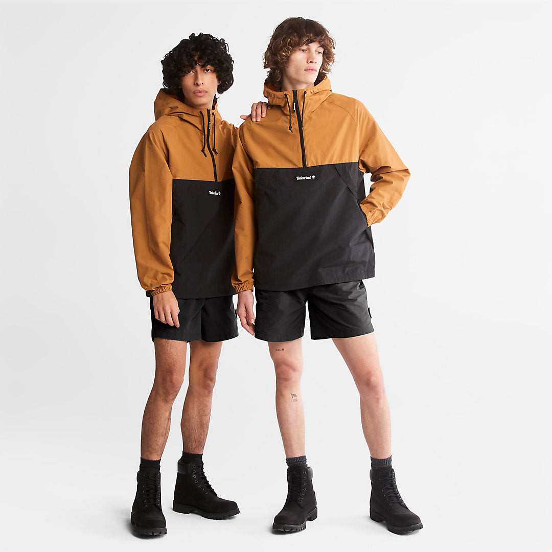 Pullover Windbreaker Jacket for All Gender in Yellow Timberland Sale