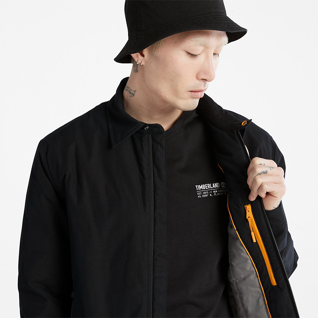Stratham Bomber Jacket for Men in Black Timberland Sale