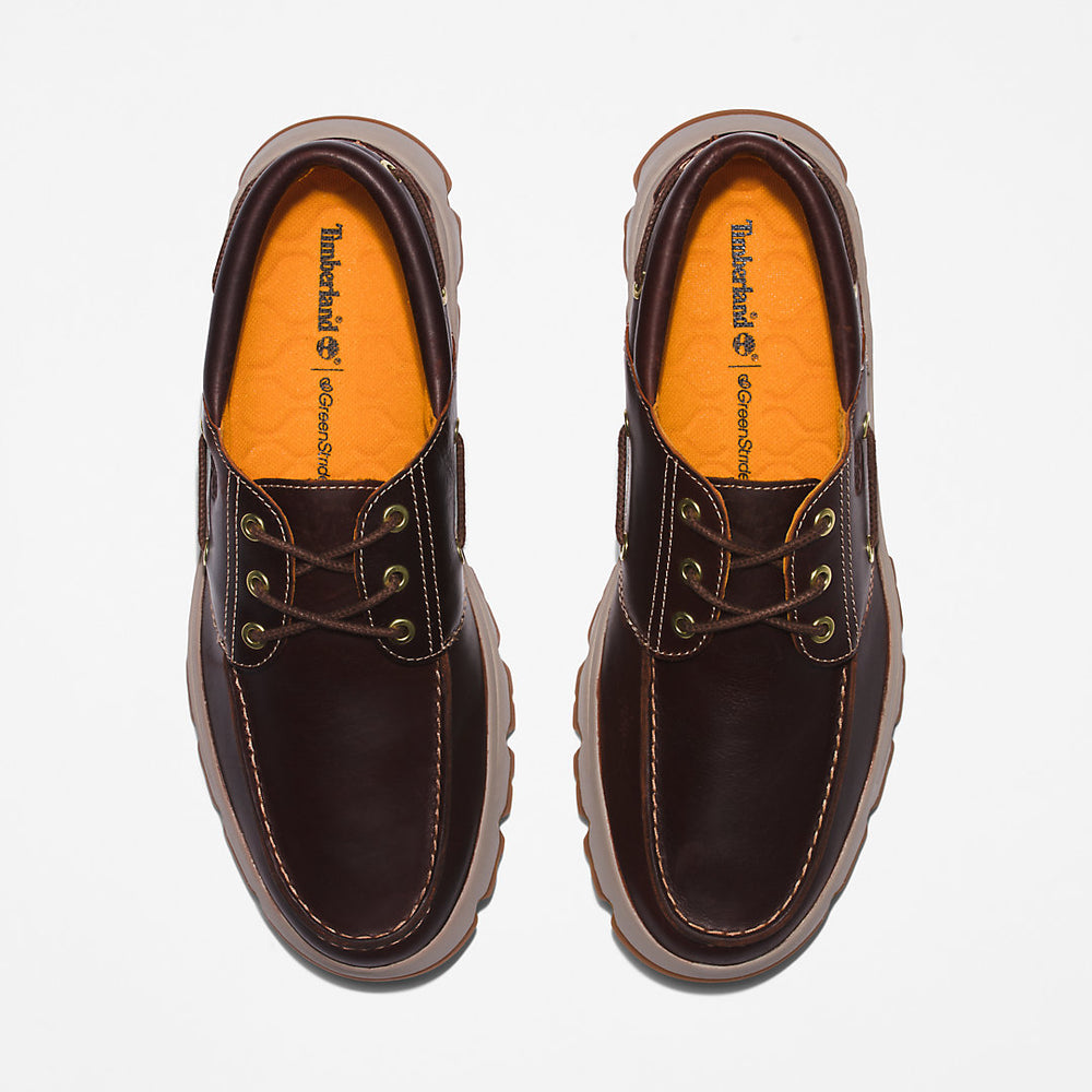 GreenStride™ TBL® Originals EK+ Moc-toe Boat Shoe for Men in Burgundy Timberland On Sale