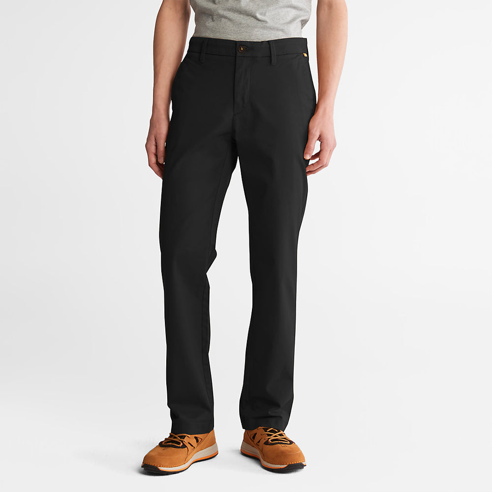 Squam Lake Twill Chino Pants for Men in Black Timberland On Sale