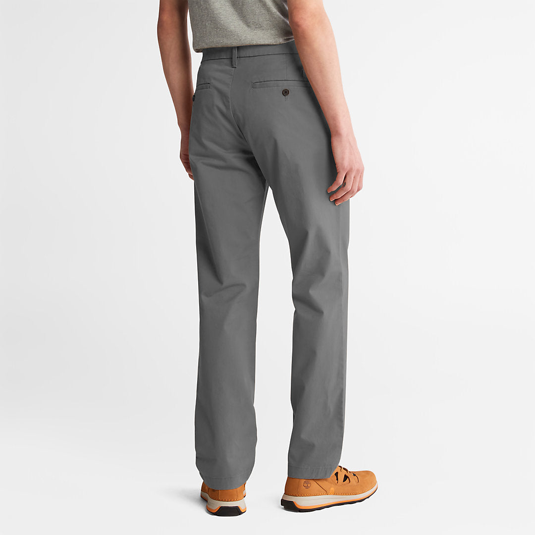 Squam Lake Stretch Chinos for Men in Grey Timberland Sale