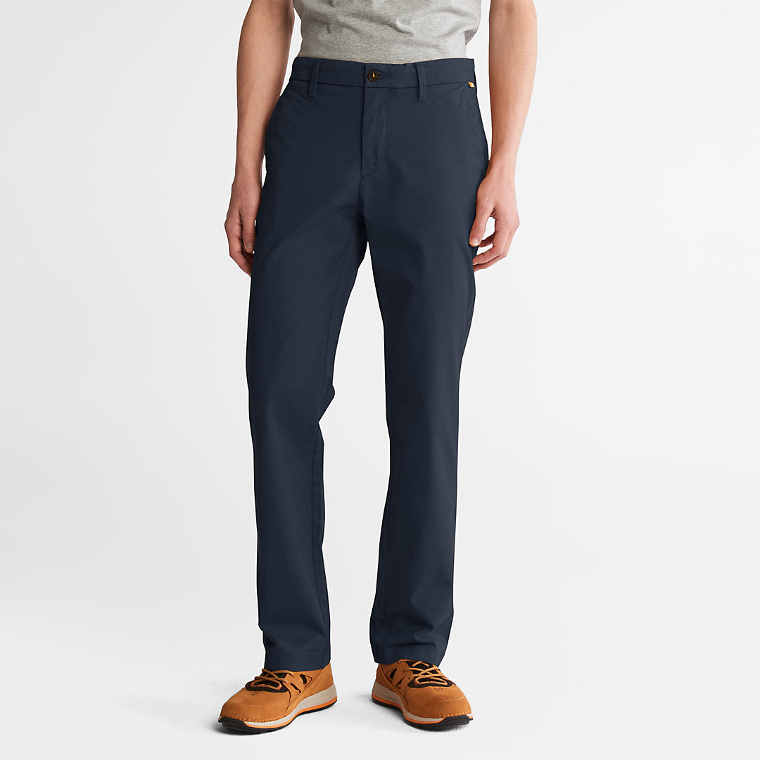 Squam Lake Twill Chino Pants for Men in Navy Timberland Sale