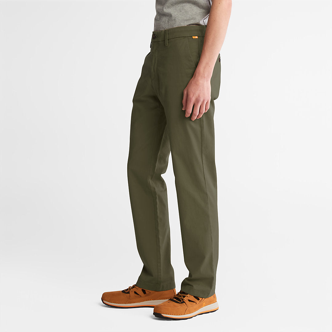Squam Lake Twill Chino Pants for Men in Green Timberland For Sale