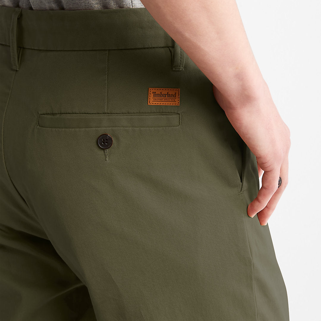 Squam Lake Twill Chino Pants for Men in Green Timberland For Sale