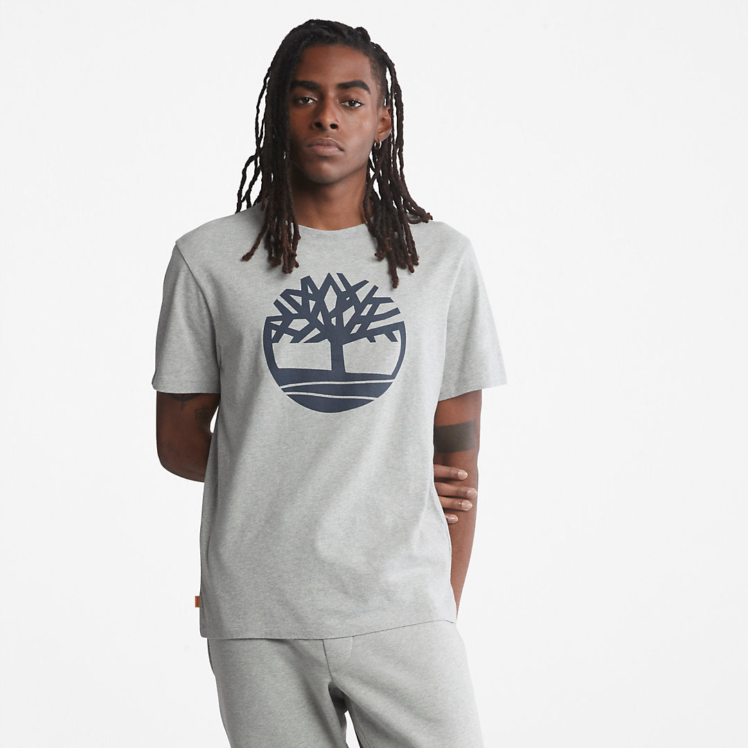 Kennebec River Tree Logo T-shirt for Men in Grey Timberland Discount