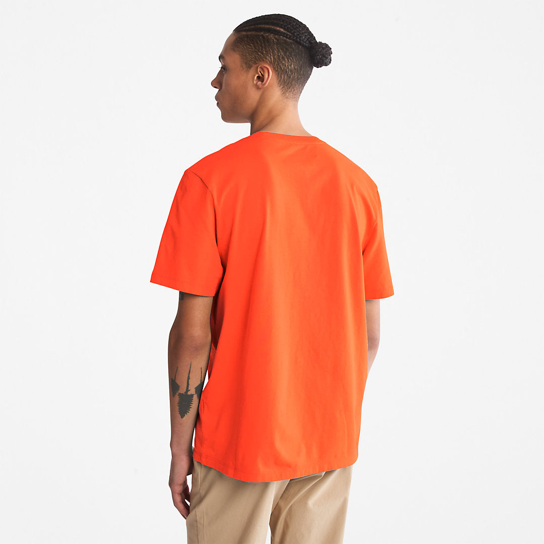 Kennebec River Tree-Logo T-Shirt for Men in Green Timberland For Sale