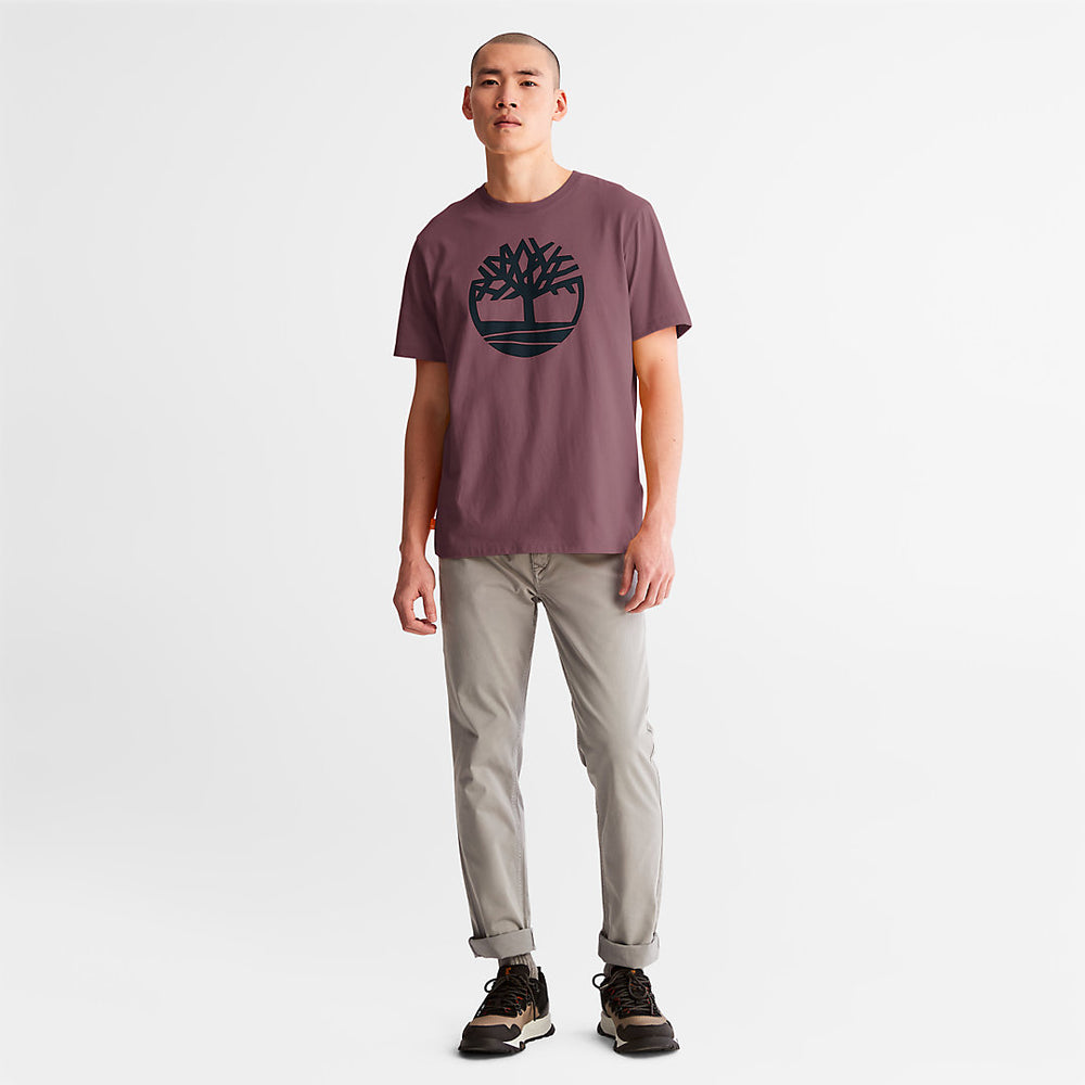Kennebec River Tree-Logo T-Shirt for Men in Purple Timberland Online