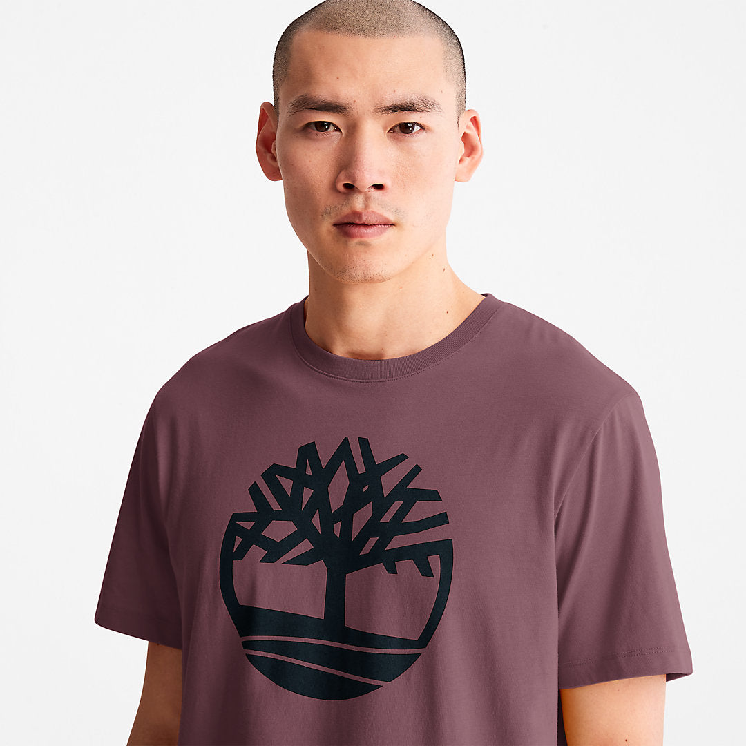 Kennebec River Tree-Logo T-Shirt for Men in Purple Timberland Online
