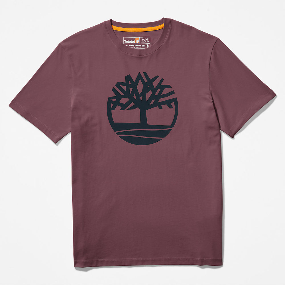 Kennebec River Tree-Logo T-Shirt for Men in Purple Timberland Online