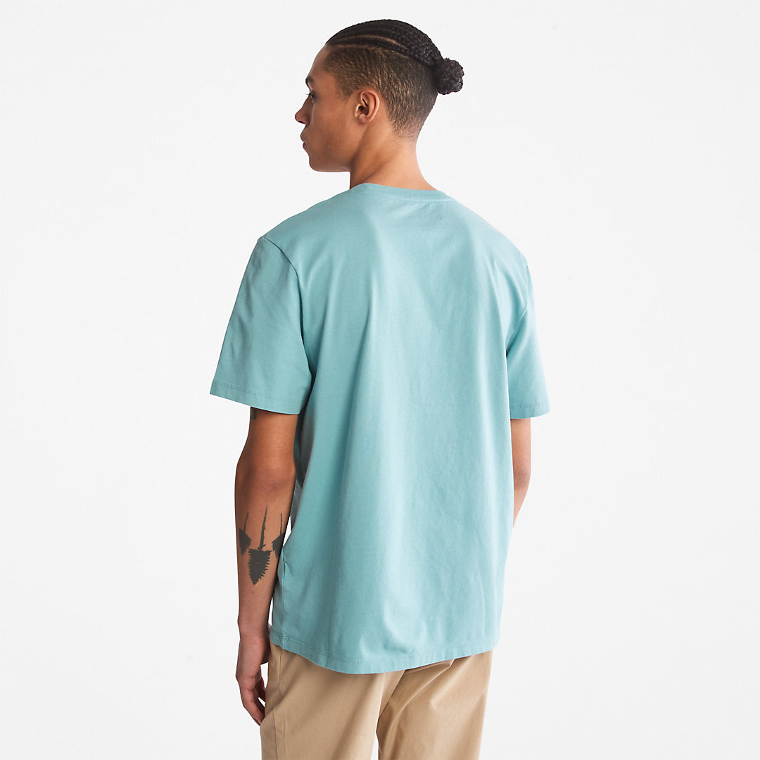 Kennebec River Tree-Logo T-Shirt for Men in Blue Timberland Sale