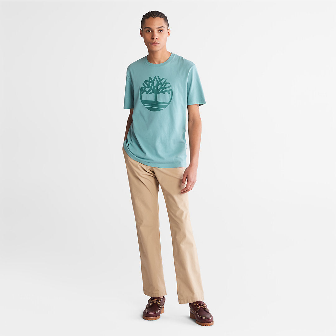 Kennebec River Tree-Logo T-Shirt for Men in Blue Timberland Sale