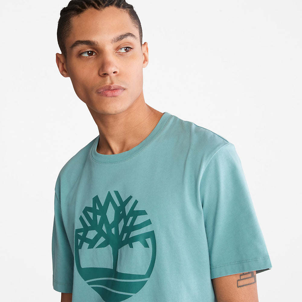 Kennebec River Tree-Logo T-Shirt for Men in Blue Timberland Sale