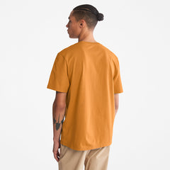 Kennebec River Tree Logo T-shirt for Men in Yellow Timberland US