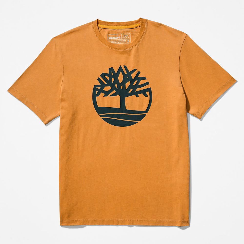 Kennebec River Tree Logo T-shirt for Men in Yellow Timberland US