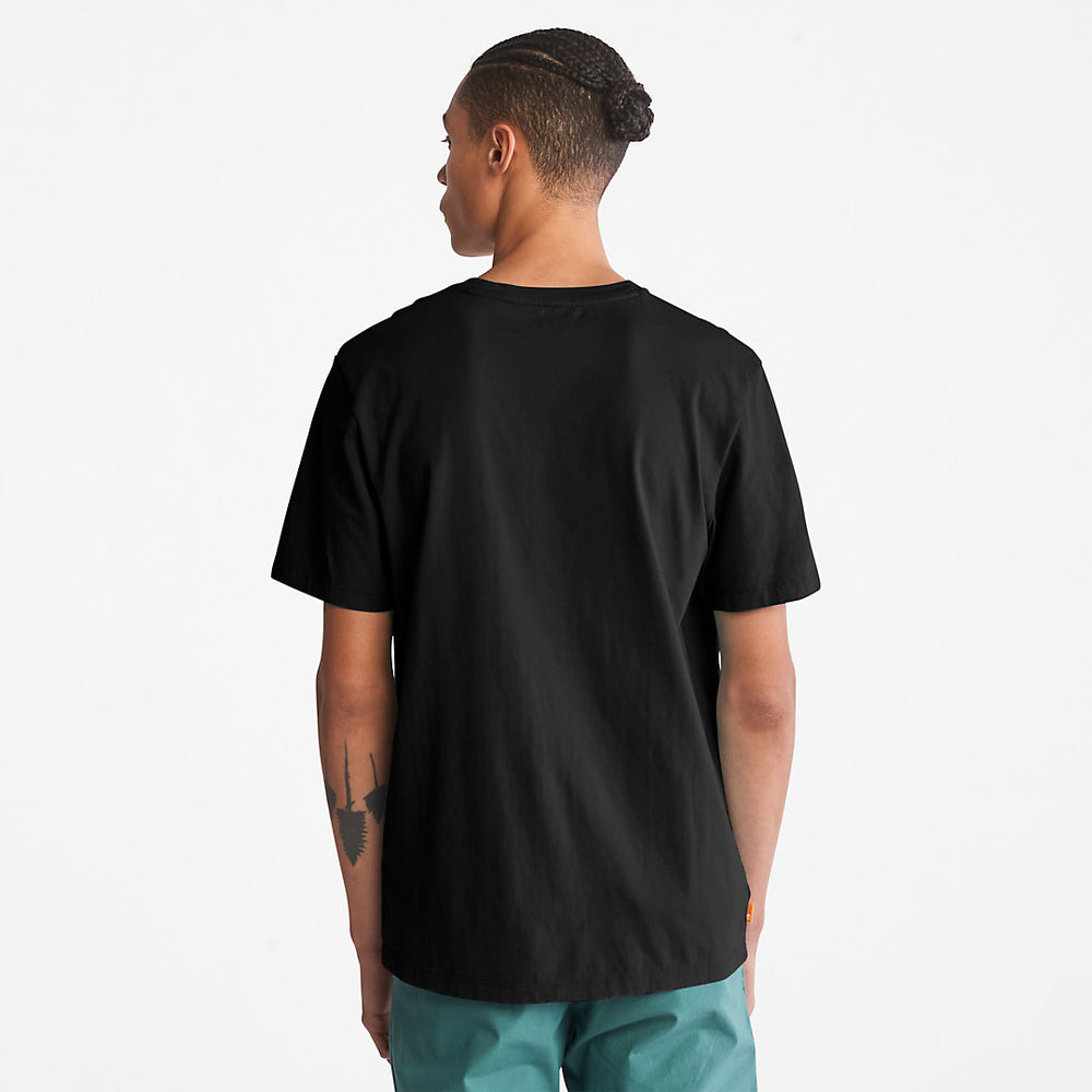 Kennebec River Logo T-Shirt for Men in Black Timberland US
