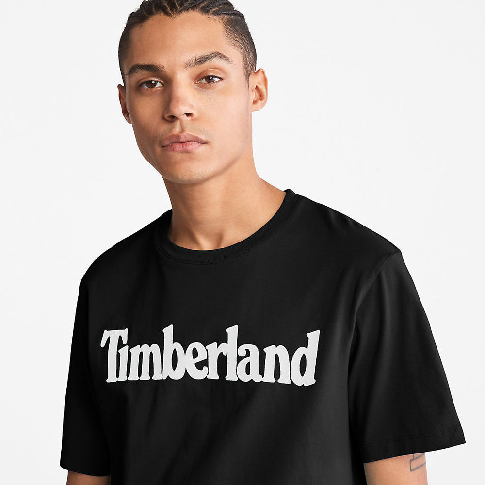 Kennebec River Logo T-Shirt for Men in Black Timberland US
