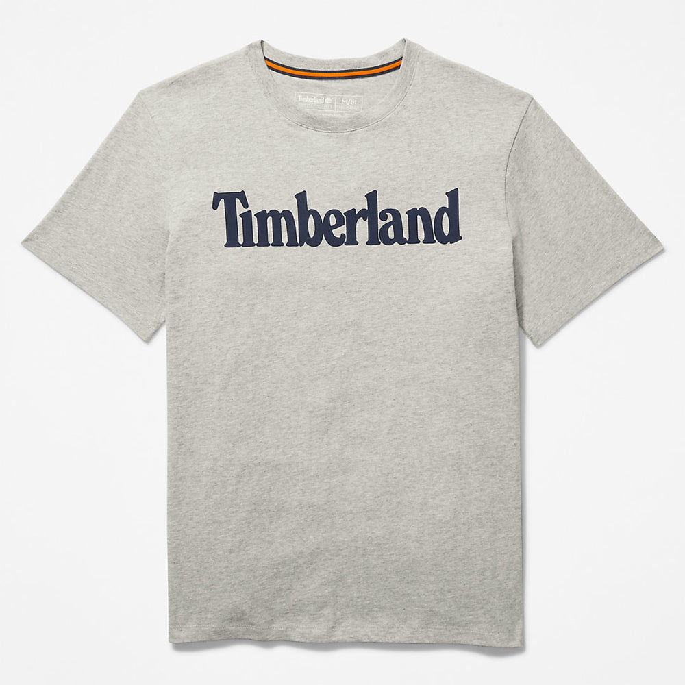 Kennebec River Logo T-Shirt for Men in Grey Timberland On Sale